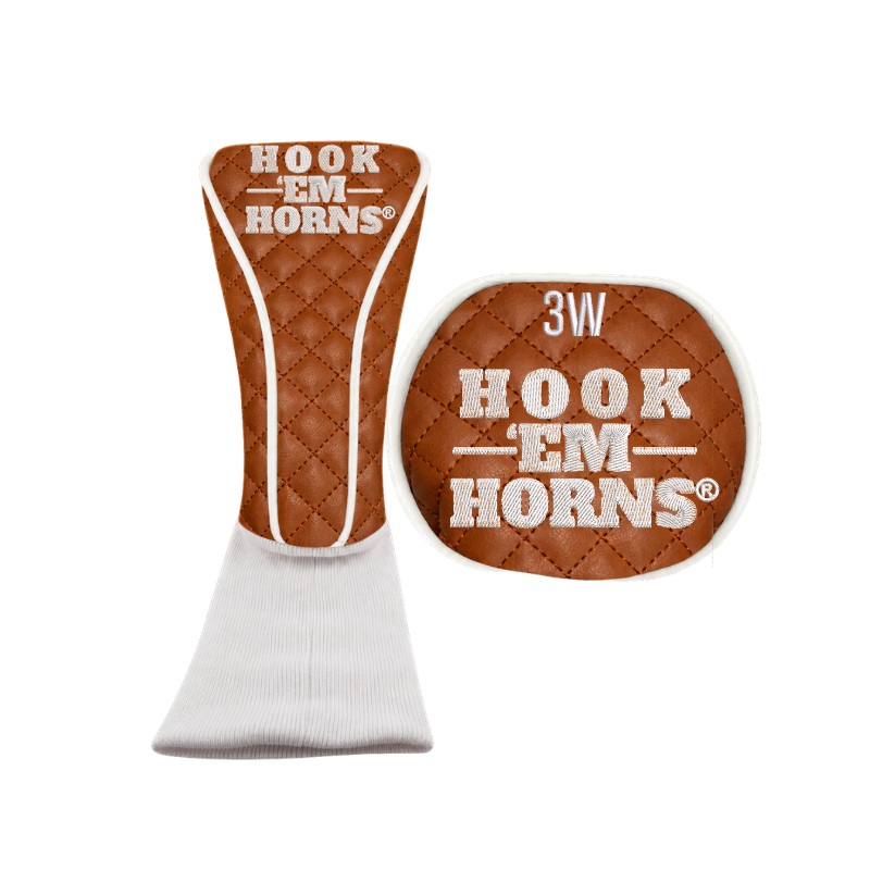 Hook 'Em Horns® Wood Headcover