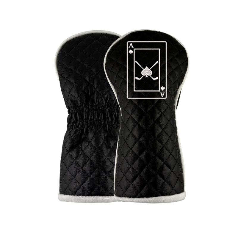 Full Leather Ace Card Wood Cover