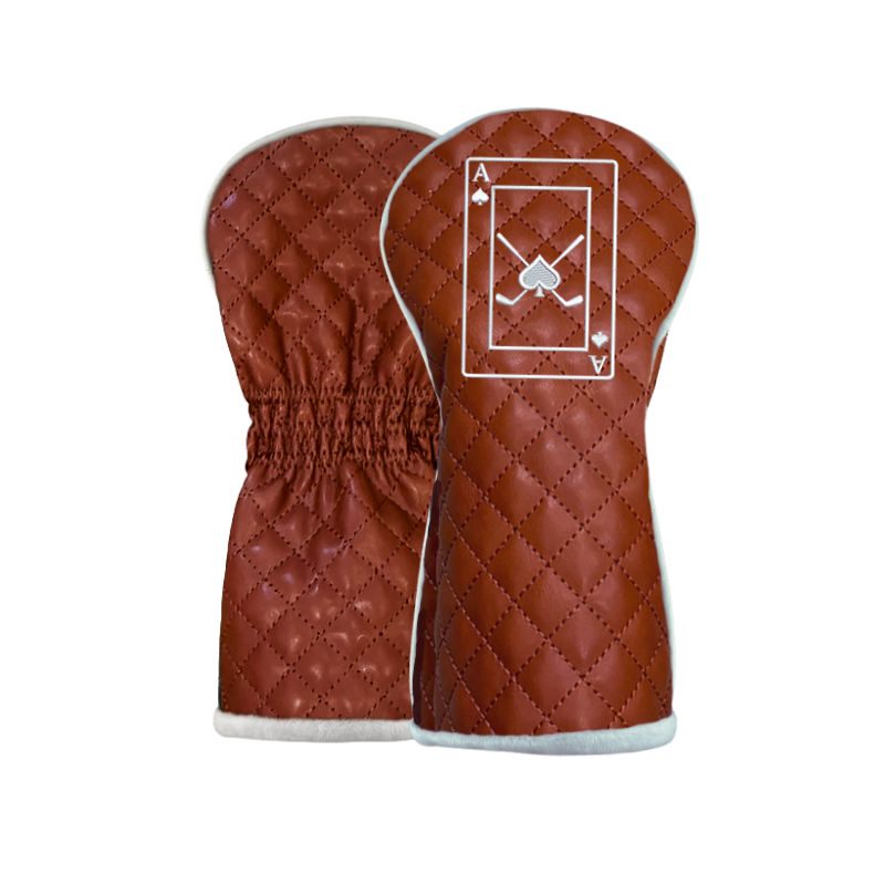 Full Leather Ace Card Wood Cover