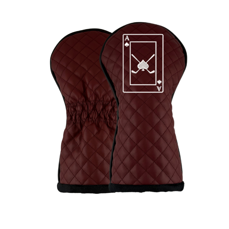 Full Leather Ace Card Wood Cover